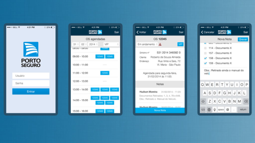 Aplicativo da Porto Seguro