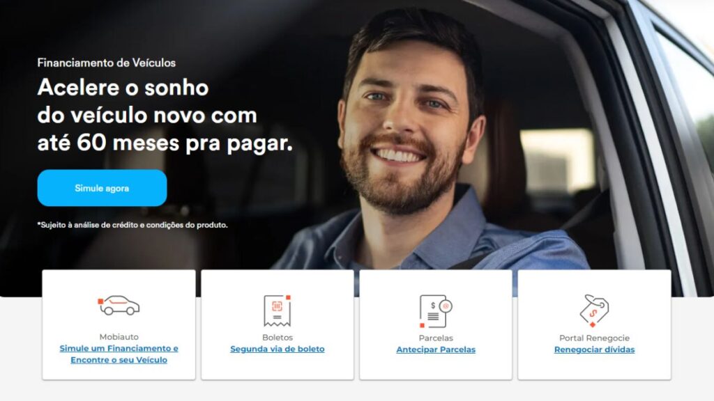 Financiamento de veículos Banco Pan