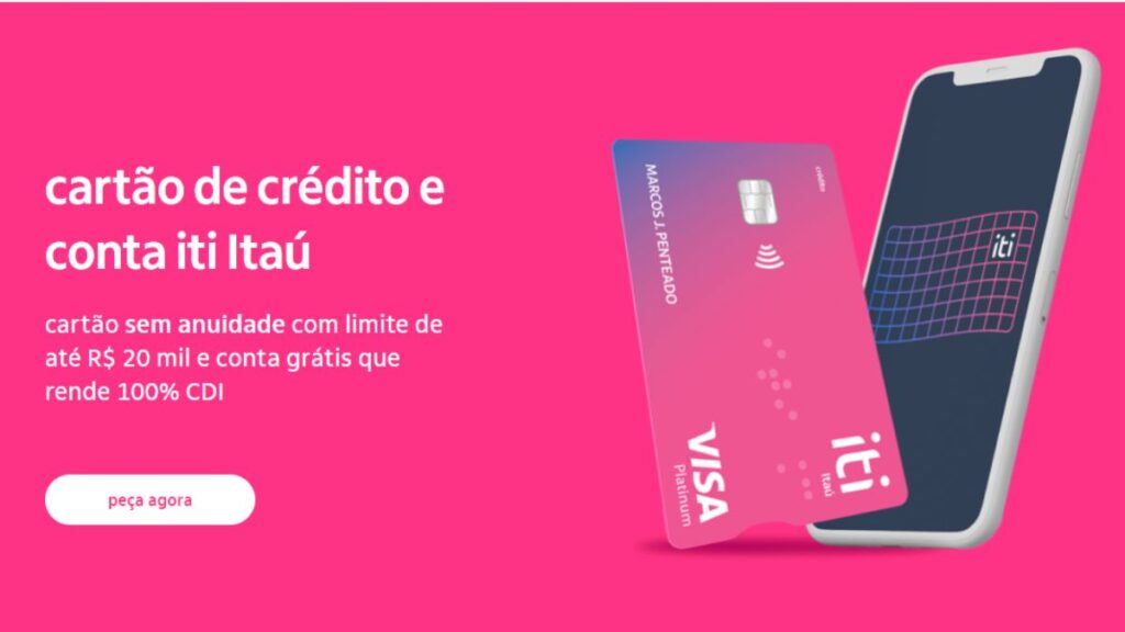 Solicitar cartão de crédito Iti