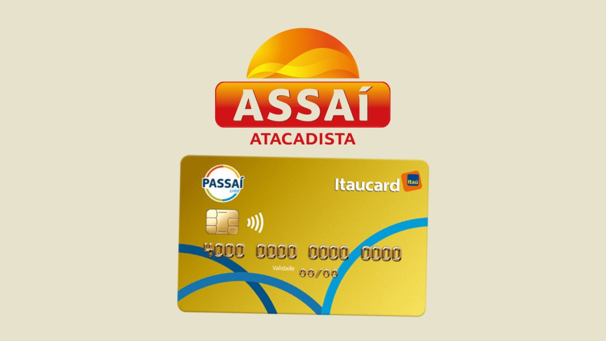 Cartão e logo Assai