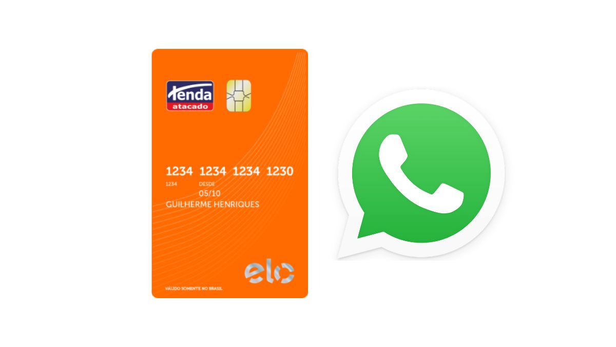 Cartão Tenda WhatsApp