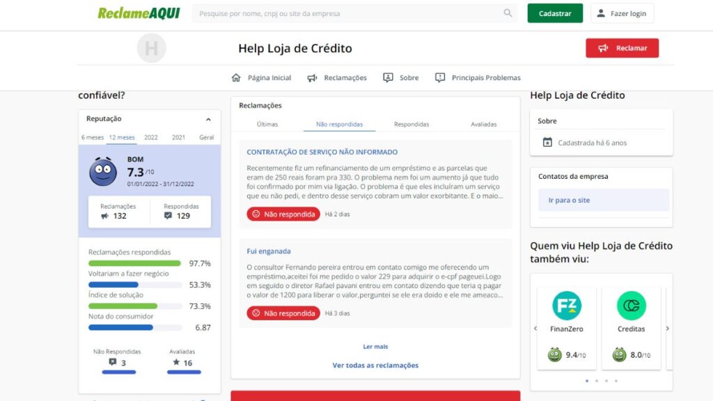 Print Reclame Aqui Help