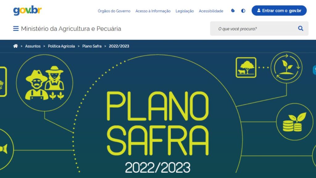 Plano Safra. Foto: Reprodução